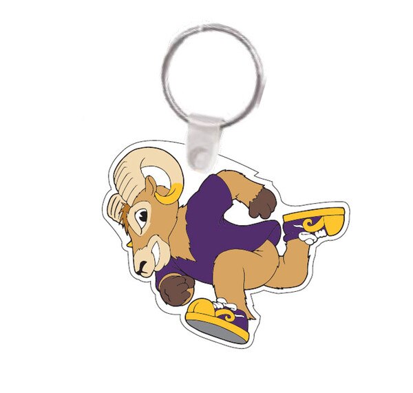 RAMMY SOFT CUTOUT KEYRING WCU Campus Store