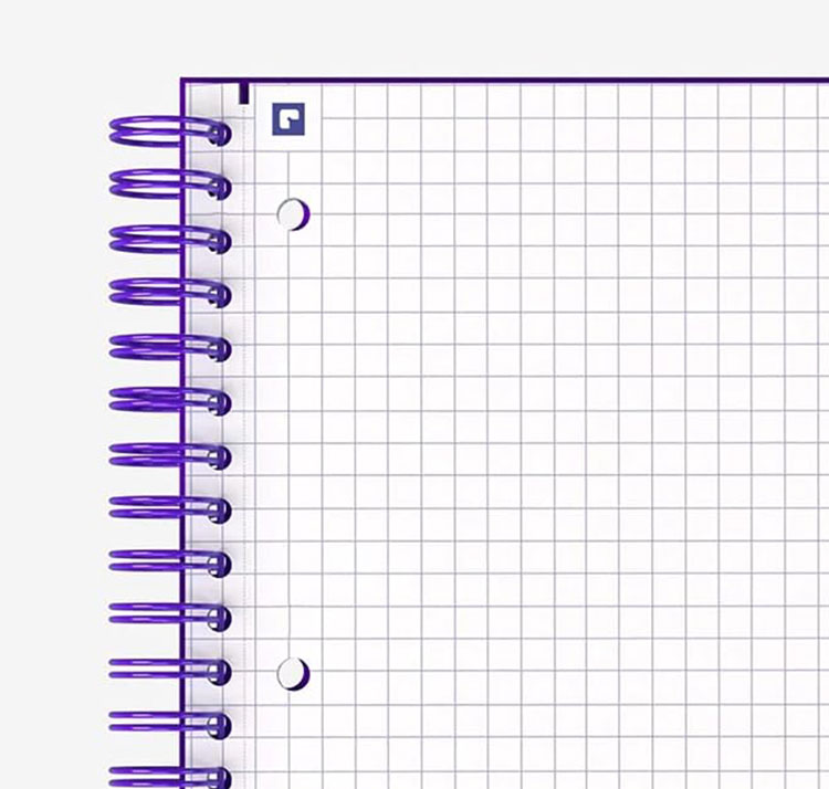Hamelin 1 Subject 8.5x11 Graph Ruled Spiral Bound Notebook